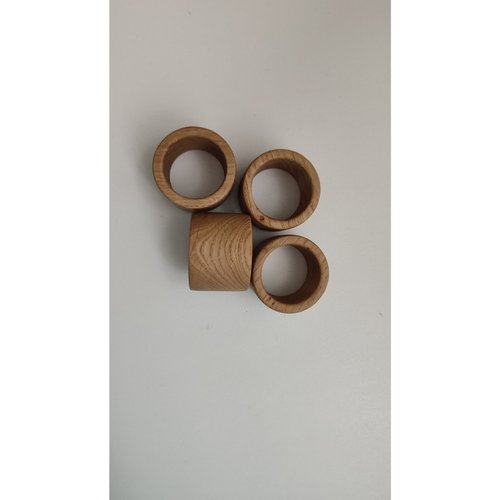 Round napkin ring, natural wood, handmade, CLASSIC series, DEEPWOOD, 5x5x2 cm 12907-5x5x2-deepwood photo