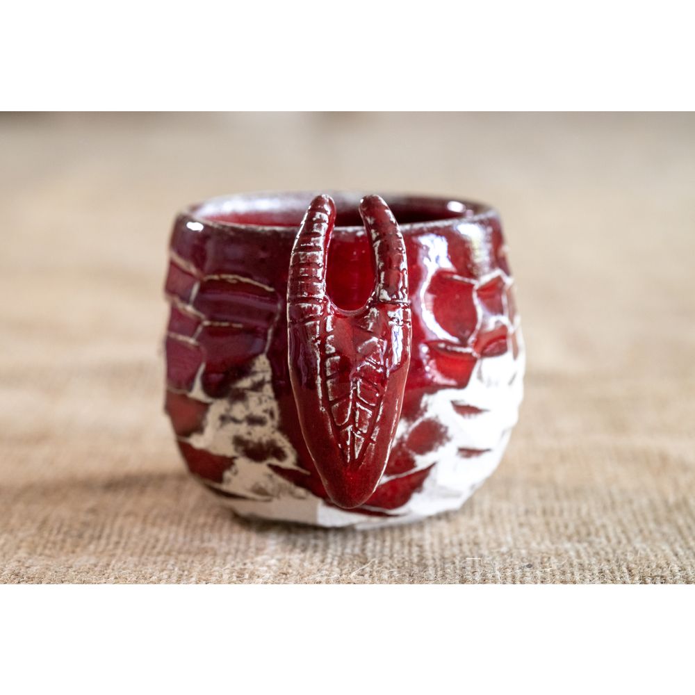 Чаша керамічна Коза, Звіриний стиль Скіфія, 280 мл, Кентавріда + Keramira 14008-keramira фото