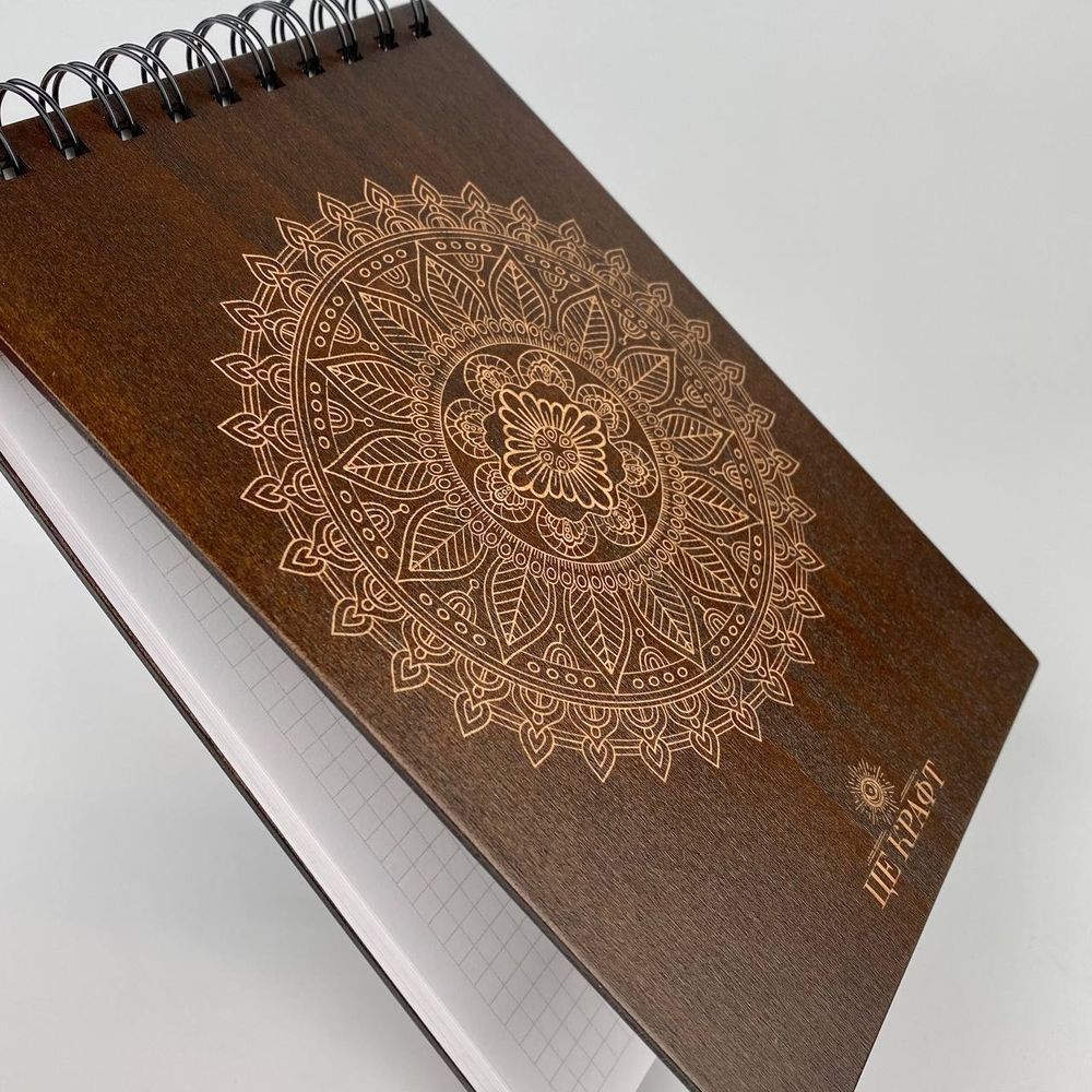 Wooden notebook MANDALA 16143-tviykraft photo