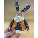 Fabric toy Bunny floral, color blue, size 21*12*6 cm 11261-zoiashyshkovska photo 4