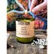 Wine candle, massage candle, eco-candle in a glass cup, bottle of wine Lay Bottle 17256-lay-bottle photo 1