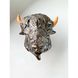 Decorative hook Bison by Nato Mikeladze, brown pearl 4496 photo 7