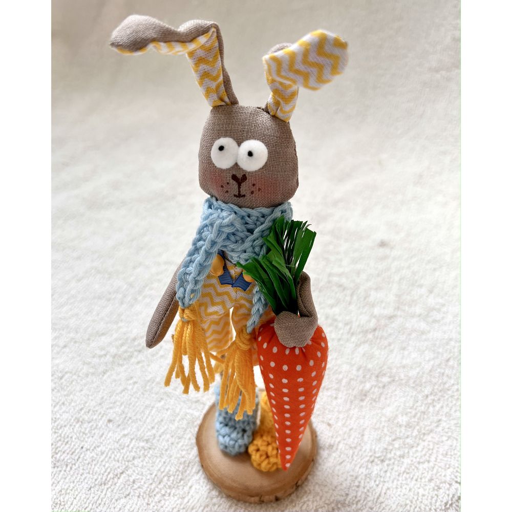 Статуетка Веселий кролик, розмір 17x6 см 12533-lubava-toy фото