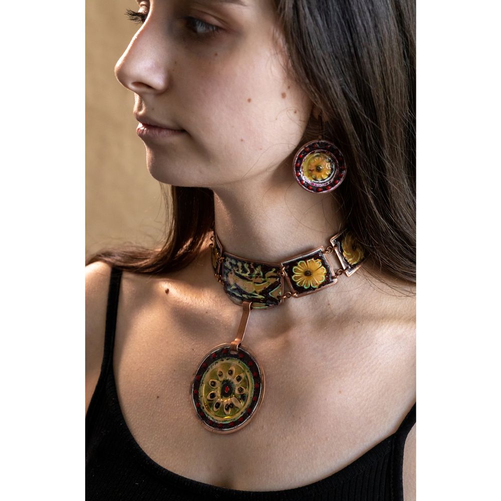 Scythian Princess necklace, Scythia Series, 31 cm, Emali Koziy + Centaurida 15141-emali-kozii photo