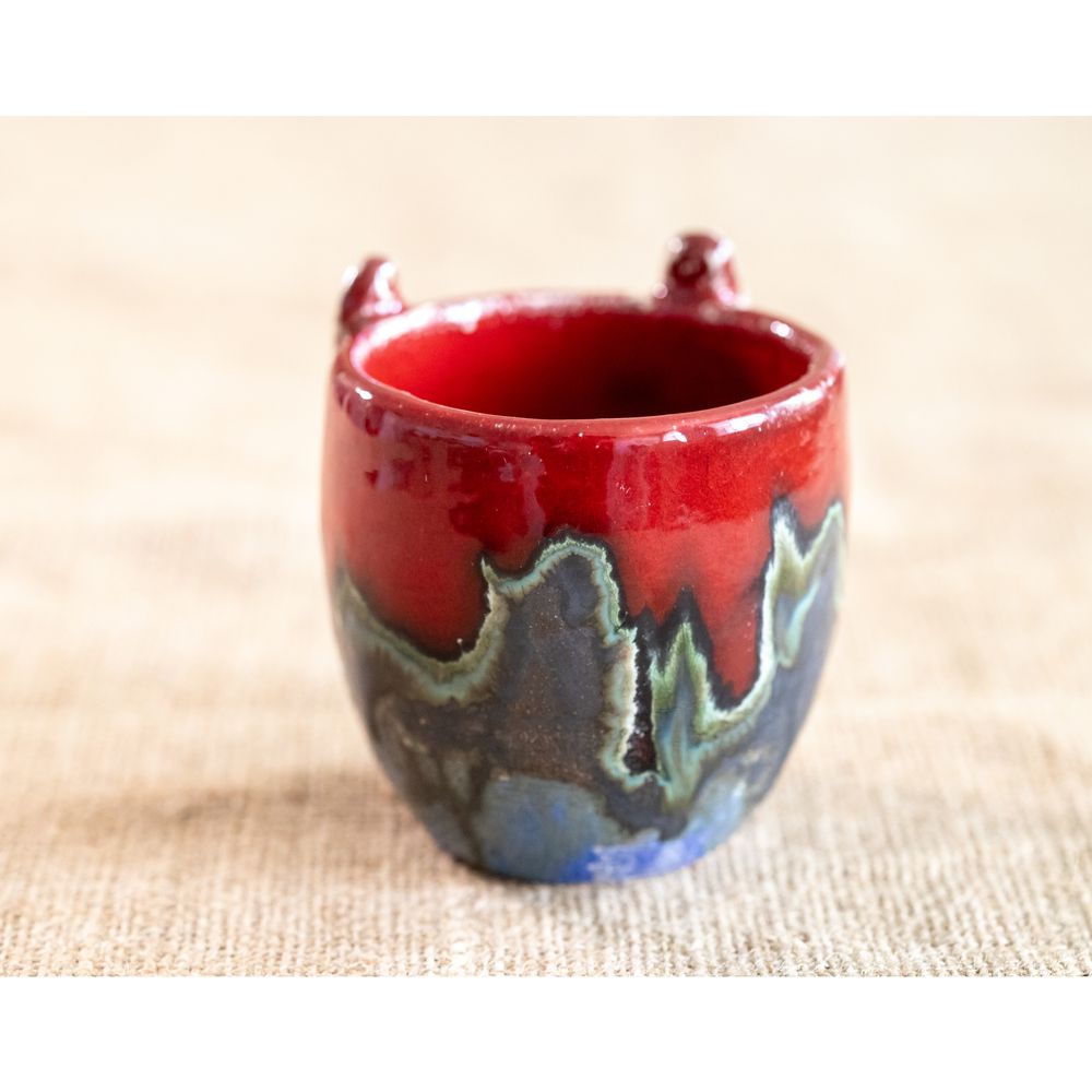 Чаша керамічна Роги, Звіриний стиль Скіфія, 250 мл, Кентавріда + Keramira 14009-keramira фото