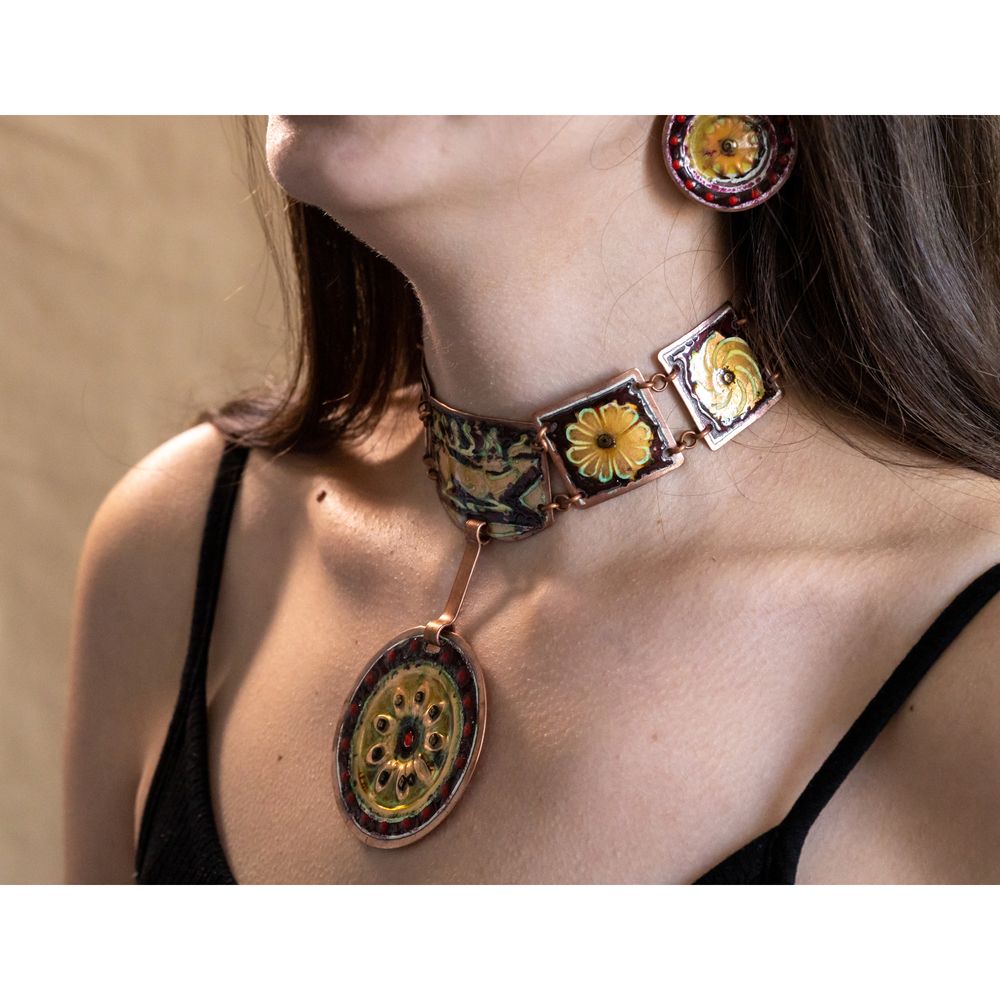Scythian Princess necklace, Scythia Series, 31 cm, Emali Koziy + Centaurida 15141-emali-kozii photo