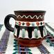 Tall hand-painted ceramic coffee mug &ndash; Bubnivka ceramics: "Along the Paths of the Trypillian Fore-Mother" 23772-vysoka-s-tryp-pram photo 1