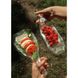 Wine lover gift, used and salvaged glass bottle snack fruit dessert plate Lay Bottle 17266-lay-bottle photo 1