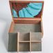 Partitions for a box (6 sections), natural wood, handmade, series NATURAL, DEEPWOOD, 20x12x6 cm 12871-20x12x6-deepwood photo 4