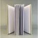 Light embroidered notebook Multicolored flowers sheets without markings 20.5x14.5 cm 108 sheets Yaryna Chorna 20305-yach photo 3