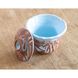Ceramic sugar bowl with a lid, Azure Forest Steppe, 150 ml, Centaurida + Keramira 14061-keramira photo 5