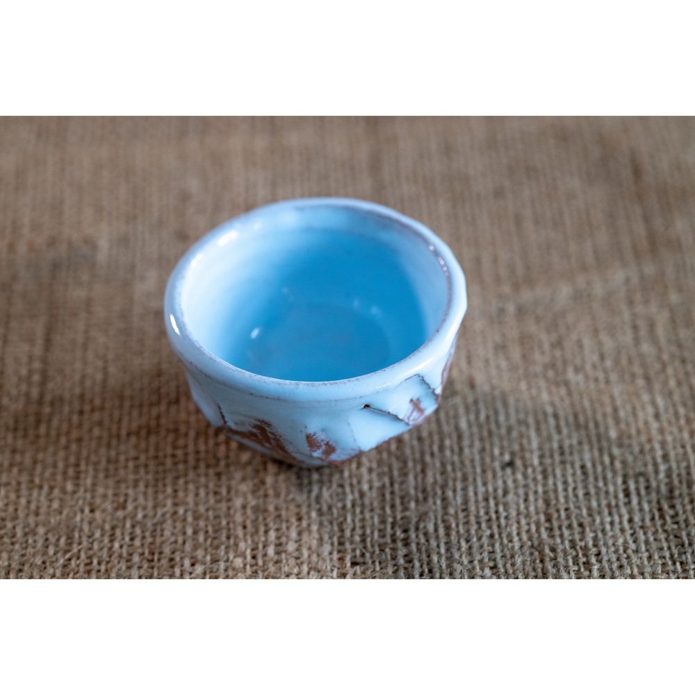 Small ceramic bowl (saucer), Azure Totems 90ml, Centaurida + Keramira 14062-keramira photo