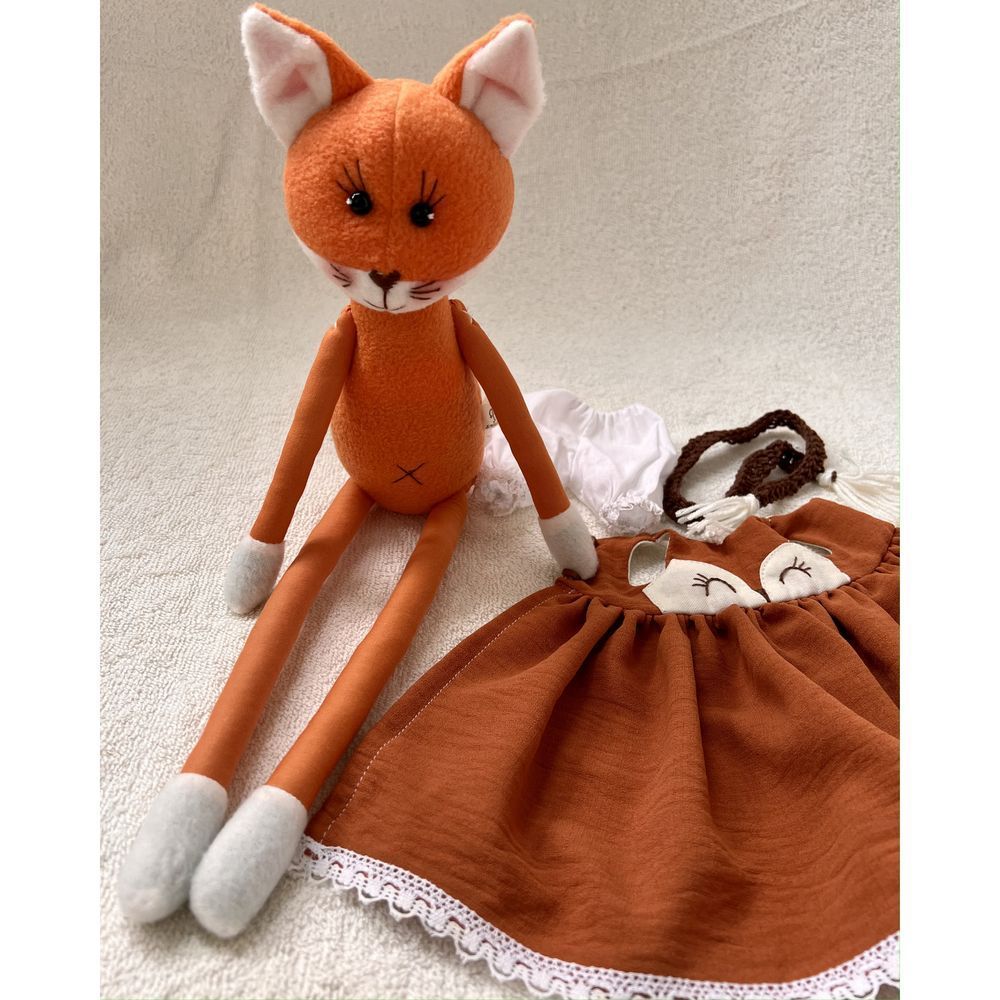 Soft toy Tilda Lyska size 43x11 cm 12535-lubava-toy photo