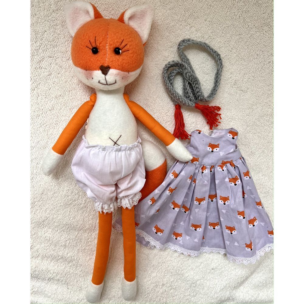 Soft toy Tilda Lyska size 43x11 cm 12535-lubava-toy photo