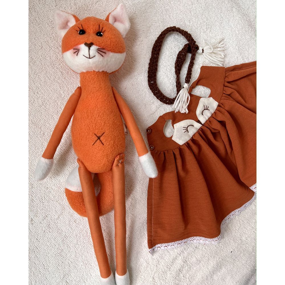 Soft toy Tilda Lyska size 43x11 cm 12535-lubava-toy photo