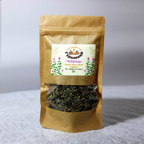 Herbal tea Thyme dry flowers, 20 g 11121-hurmanytsia photo