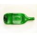 Glass plate from a flattened bottle for serving cheese, meat, snacks Jameson Green made in Ukraine Lay Bottle 17267-lay-bottle photo 9