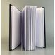 Notebook with embroidery black Multicolored flowers sheets without markings 20.5x14.5 cm 136 sheets Yaryna Chorna 20306-yach photo 3