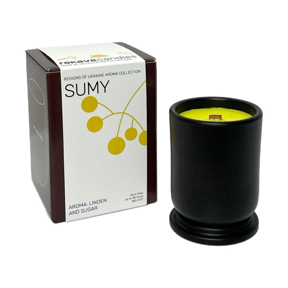 Decorative scented candle "SUMY" (gift version) REKAVA 13286-podarunkovi-rekava photo