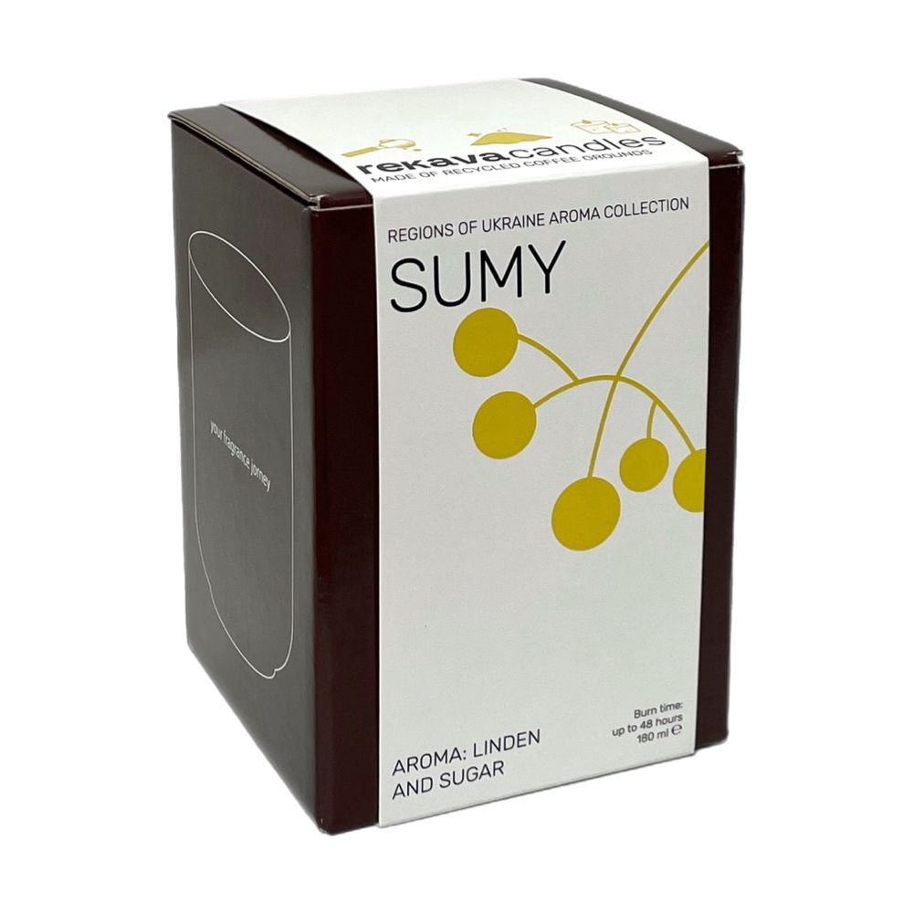 Decorative scented candle "SUMY" (gift version) REKAVA 13286-podarunkovi-rekava photo