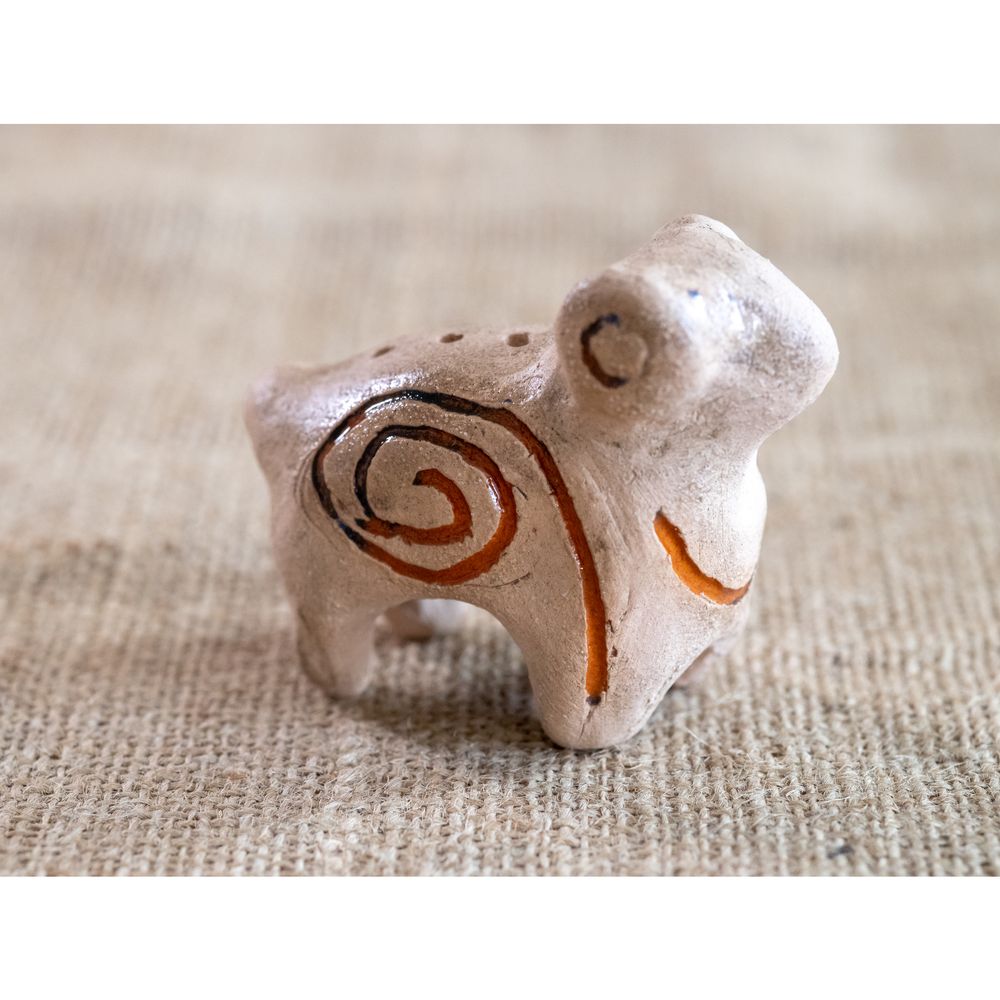 Ceramic figure with a spiral ornament, Baranets 9cm, Centaurida + Keramira 14063-keramira photo