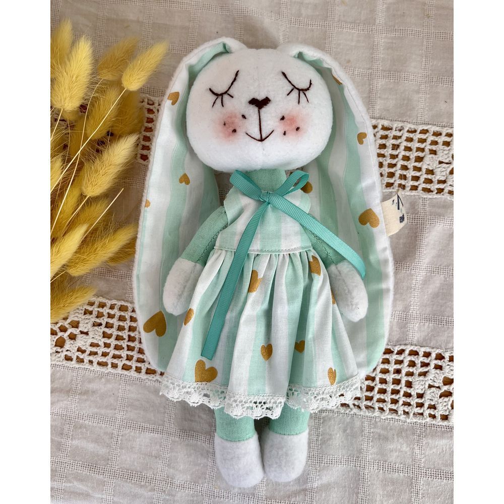 Soft toy Bunny-splash size 22x9 cm 12536-lubava-toy photo