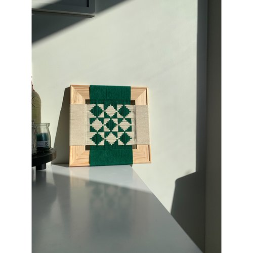 Diamante panel, color green, size 25x25 cm "Other Knots" 19308-other-knots photo