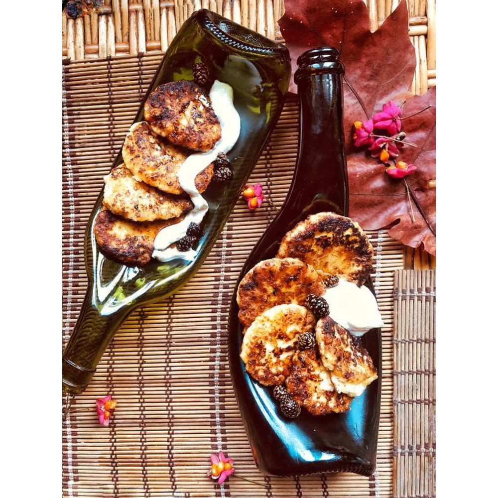Креативна подача камамбер, брі, моцарелли, посуд з пляшок Champagne Olive Lay Bottle 17269-lay-bottle фото