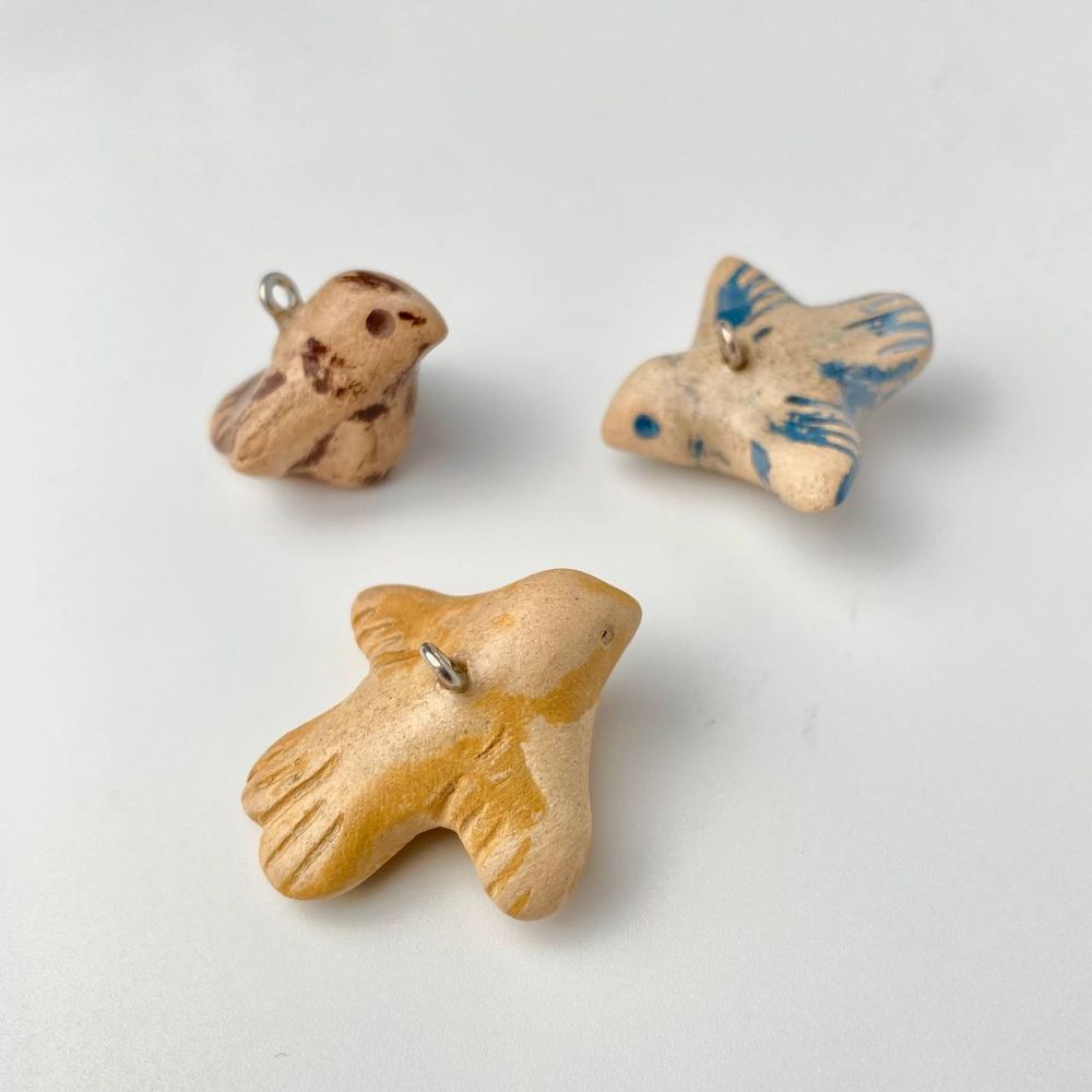 Ceramic pendant Bird handmade KENTAVRIDA 13725-kentavrida photo