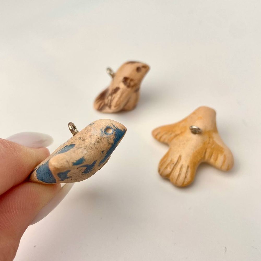 Ceramic pendant Bird handmade KENTAVRIDA 13725-kentavrida photo