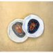 Тарілочка Лев в стилі Приймаченко, біла, KAPSI, кераміка, ручна робота 13253-kapsi фото 4