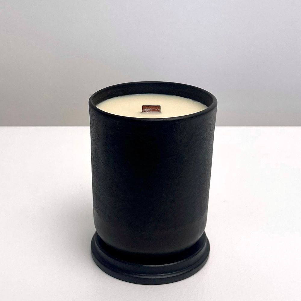 Decorative aroma candle "KHARKIV" (wooden wick) REKAVA 13290-rekava photo