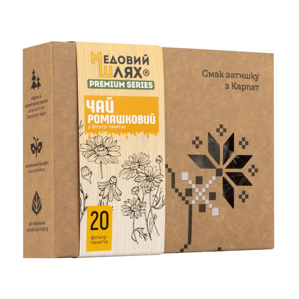 Chamomile tea 30 bags x 1 g «Medovyi shliakh» 19013-medovyi-shliakh photo