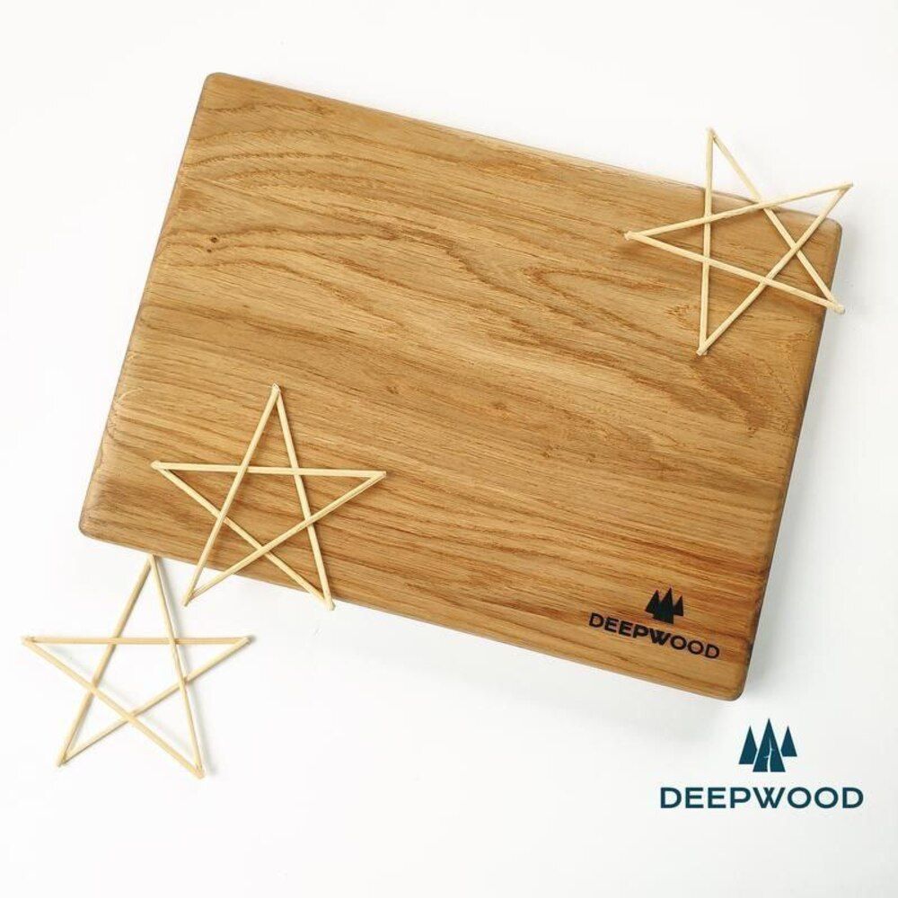 Kitchen board, natural wood, handmade, CLASSIC series, DEEPWOOD, 20x27 cm 12904-20x27-deepwood photo