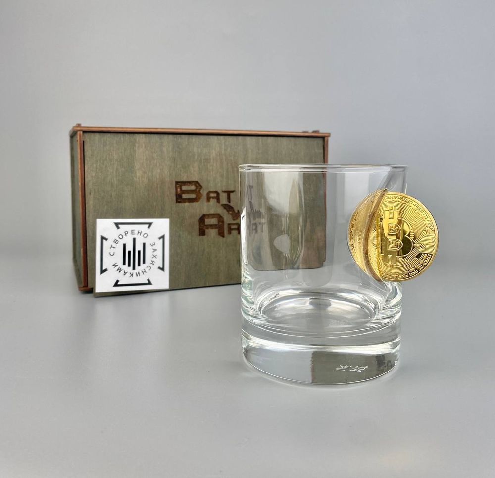 Whiskey glass bitcoin 21033-1-batart-ua photo