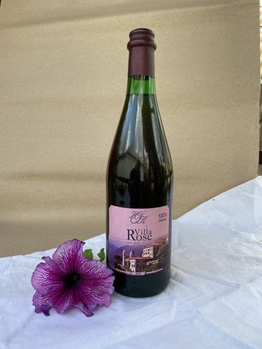 Вино "Вілла Розе" 2020р. Рожеве напівсолодке. 750 мл., YK06 фото
