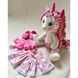 Unicorn family (mother, father, daughter), size 34x12 cm 12539-lubava-toy photo 16