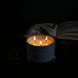Свічка з трьома гнотами, на 3 ніжках (без аромату) Herbalcraft 14285-herbalcraft фото 4