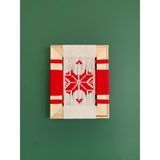 Flora panel color red size 20x25 cm Other Knots 19312-other-knots photo