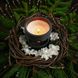 Парфумована свічка "Wild Green" у сірому гіпсовому кашпо з кришкою Herbalcraft 14286-herbalcraft фото 4