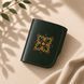Leather wallet bifold green with embroidery SL leather 23953-sl-leather photo 1