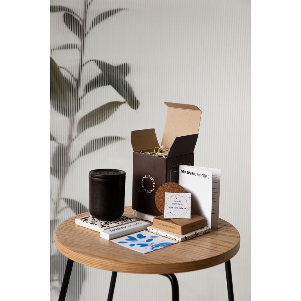 Decorative aroma candle DNIPRO gift version REKAVA 13291-podarunkovi-rekava photo