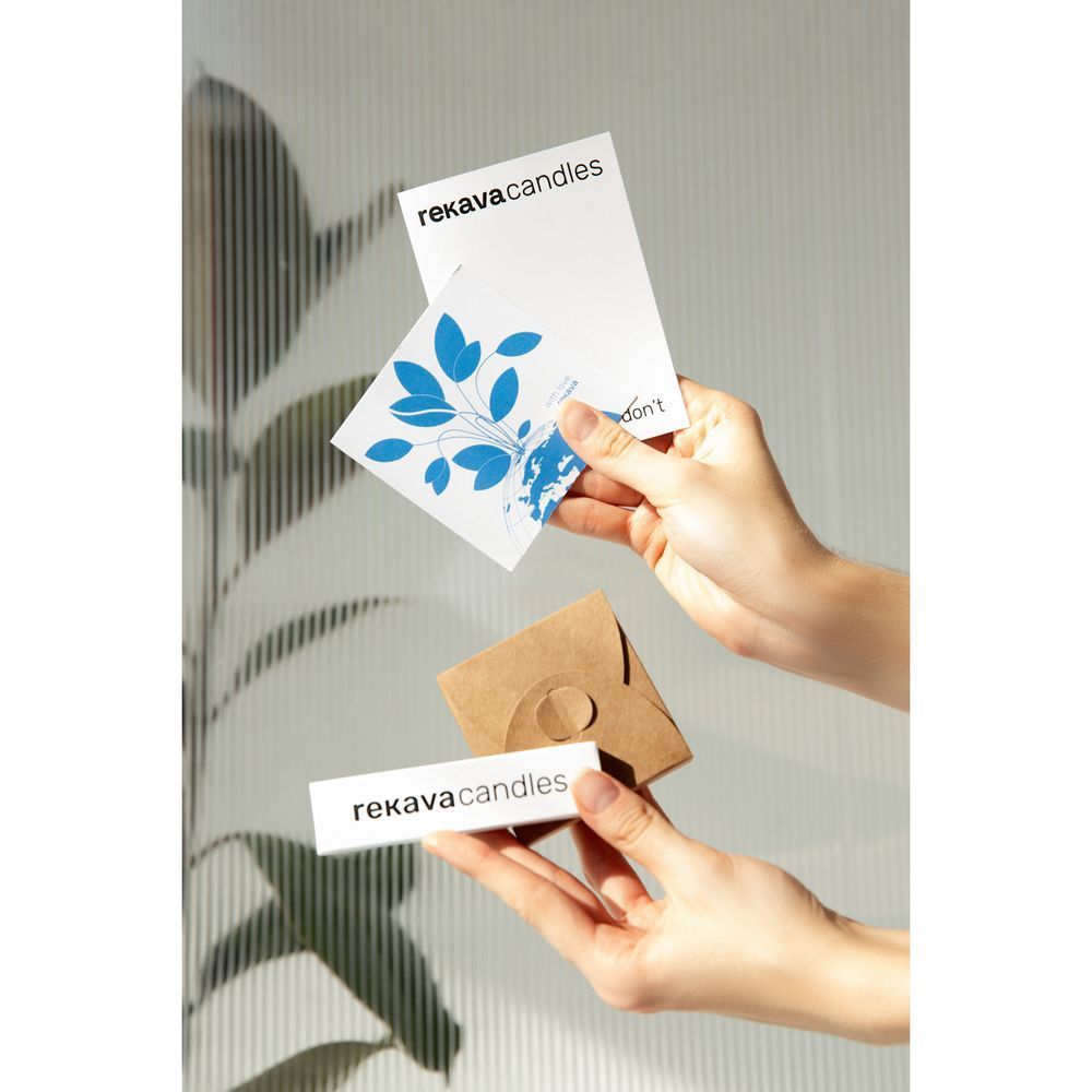 Decorative aroma candle DNIPRO gift version REKAVA 13291-podarunkovi-rekava photo