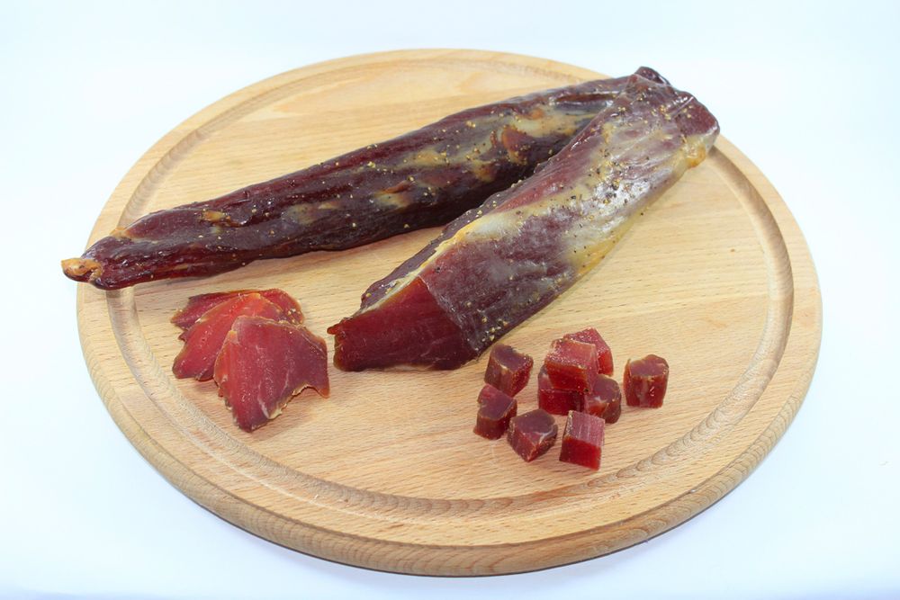 Filet Truffle raw smoked meat of the highest quality 3830 photo