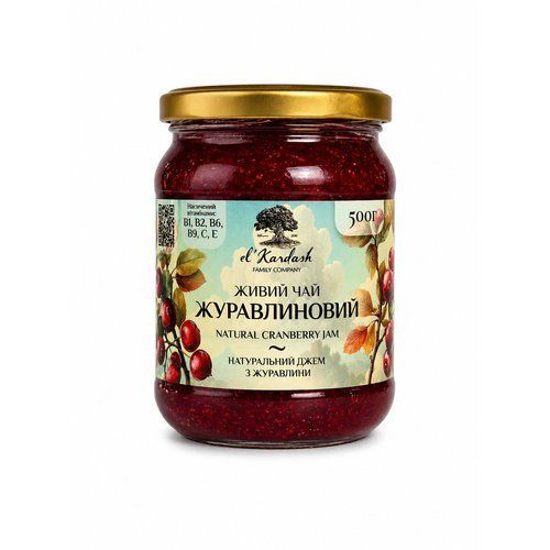 Джем-чай Журавлина 500 мл El'Kardash FAMILY COMPANY 24354-500ml-kardash фото