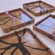 Mini-tray, natural wood, handmade, series NATURAL, DEEPWOOD, 17x17 cm 12873-17x17-deepwood photo 7