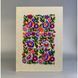 Light embroidered notebook Multicolored flowers without markings 30 x 21.5 cm 96 sheets 20312-yach photo 1