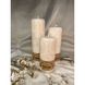 Свічка декоративна, колір «Агат», розмір 5,5x12 см Vintage 17302-agate-vintage фото 2