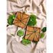 Mini-tray from an oak cut natural wood handmade series NATURAL DEEPWOOD 17x17 cm 12873-17x17-deepwood photo 17