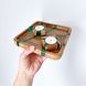 Mini-tray from an oak cut natural wood handmade series NATURAL DEEPWOOD 17x17 cm 12873-17x17-deepwood photo 3